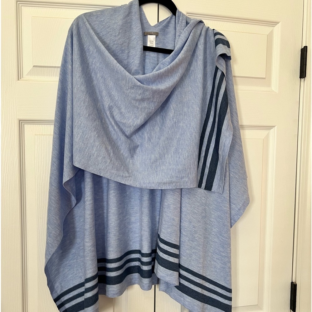 J Jill light blue wrap. One size fits all. Never worn in excellent condition